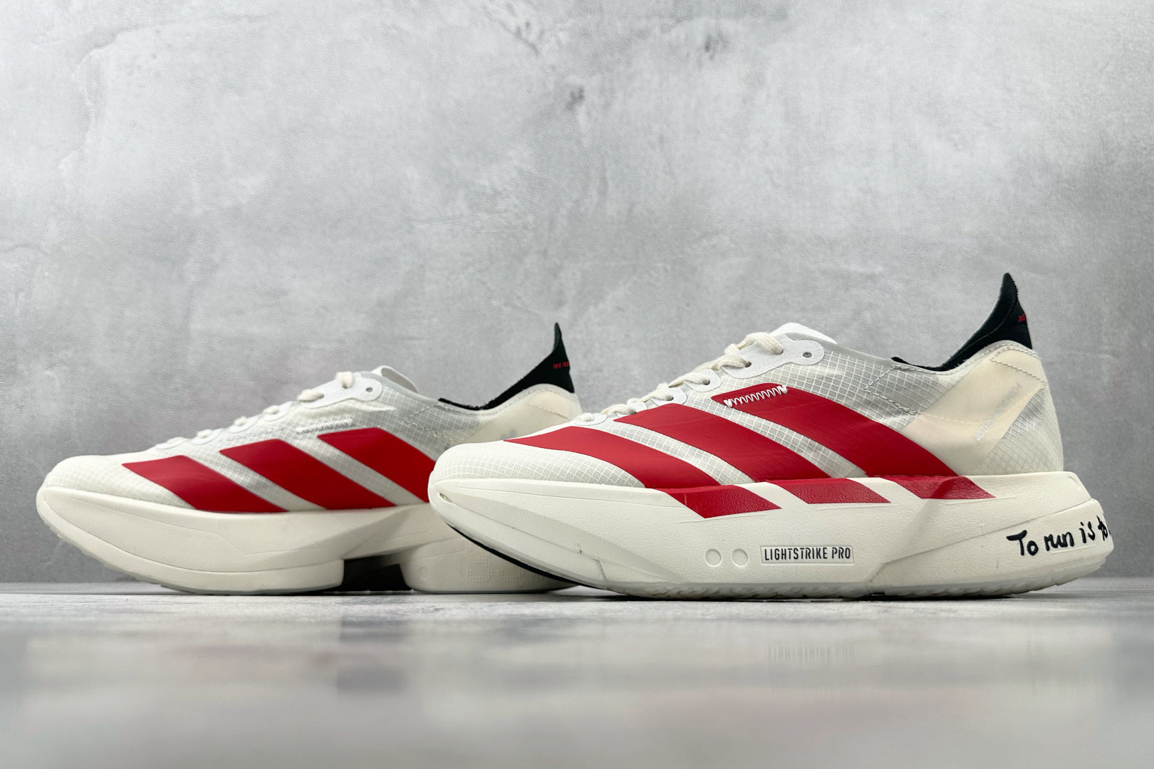 Tênis Running Speed Pro – Adizero | Branco com Vermelho