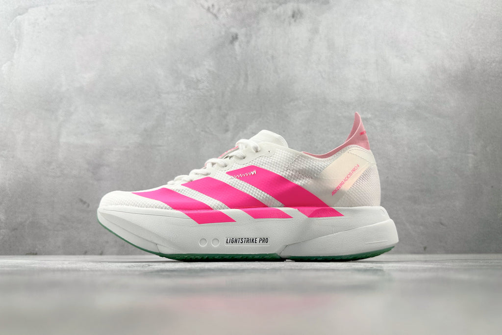 Tênis Running Speed Pro – Adizero | Branco com Rosa