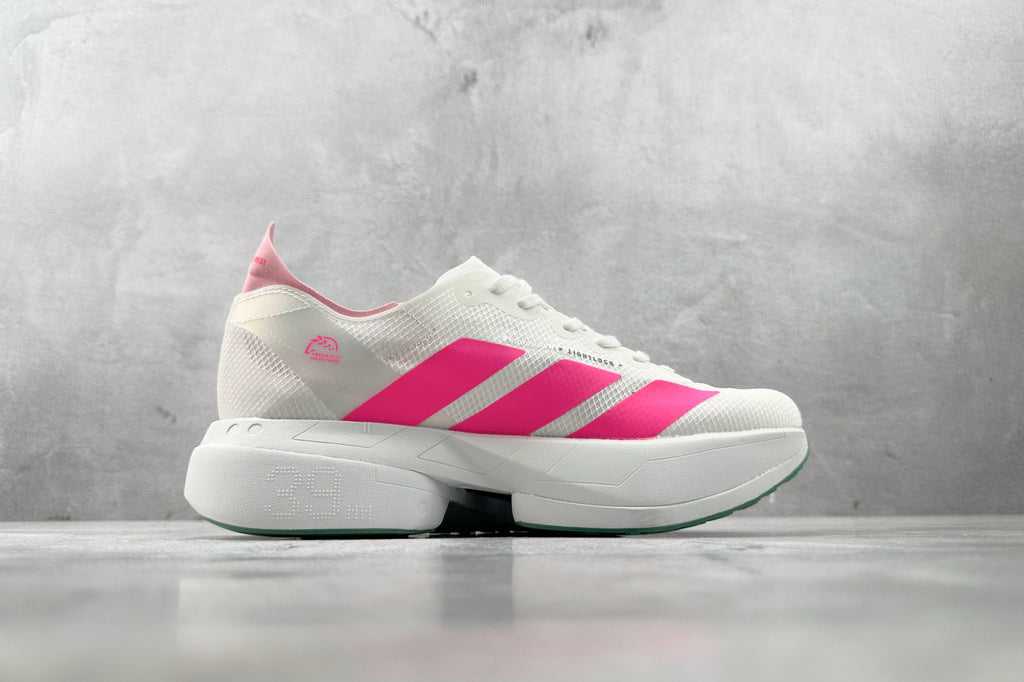 Tênis Running Speed Pro – Adizero | Branco com Rosa