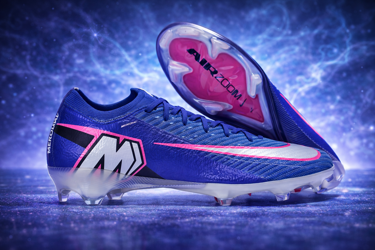 Nike Air Zoom Mercurial Vapor FG – Azul com Rosa