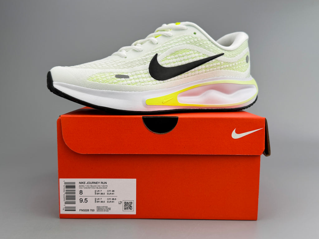 Tênis Journey Run Pro – Branco com Verde Neon