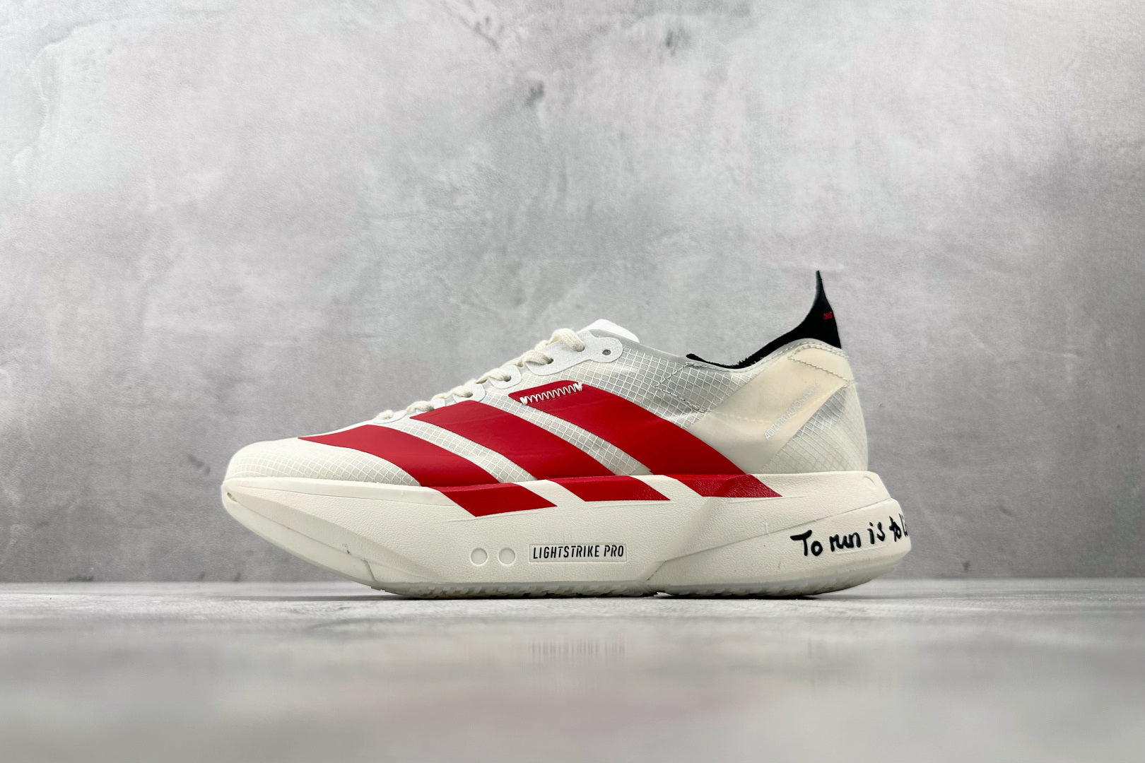 Tênis Running Speed Pro – Adizero | Branco com Vermelho