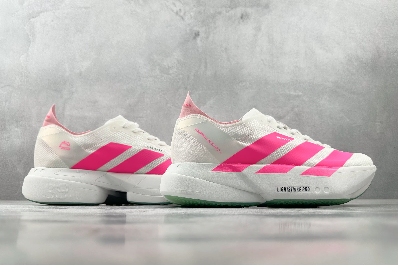 Tênis Running Speed Pro – Adizero | Branco com Rosa