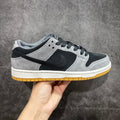 Nike Dunk Low – Cinza & Preto com Solado Gum