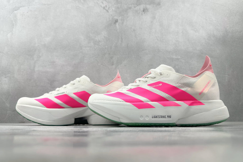 Tênis Running Speed Pro – Adizero | Branco com Rosa
